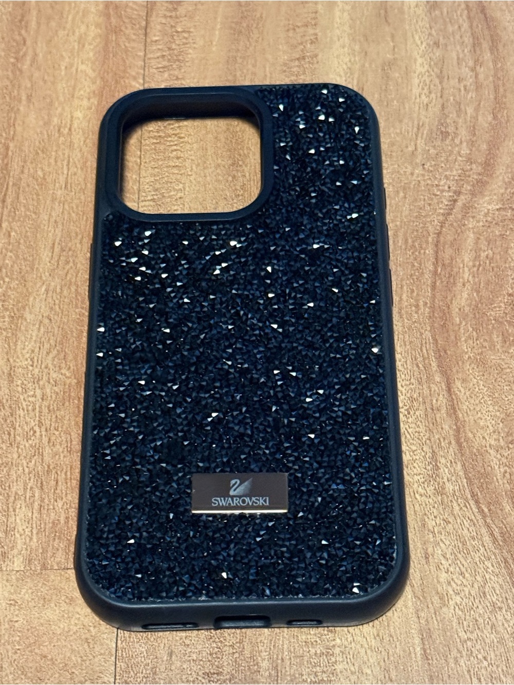 Swarovski Black Crystal Embellished Phone Case